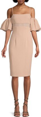 Leona Off-The-Shoulder Sheath Dress