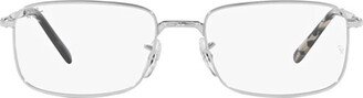 Rectangular Frame Glasses-AM