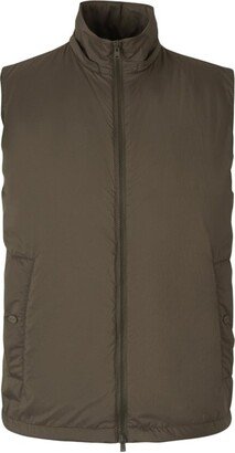 Drawstring Hooded Vest-AA