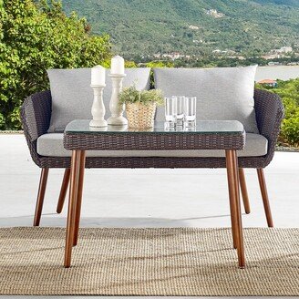 No Outdoor Wicker Cocktail Table - Modern Furniture