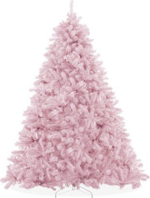 Casafield 6' Artificial Pink Spruce Christmas Tree with Metal Stand