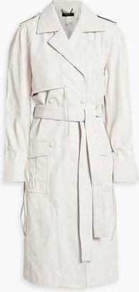 Leather trench coat-AS