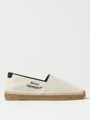 espadrilles in canvas with embroidered logo