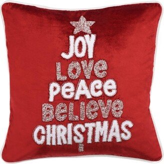 Peace And Joy Pillow