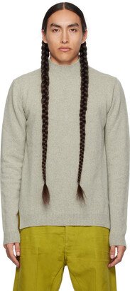 Gray Rib Turtleneck-AB