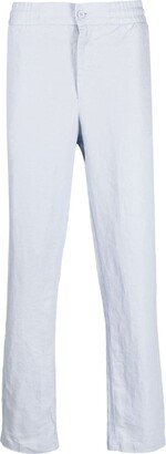 Cornell straight-leg linen-cotton trousers