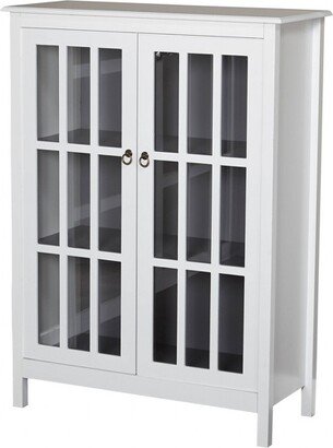 Portland Tall Cabinet White/Gray - Buylateral