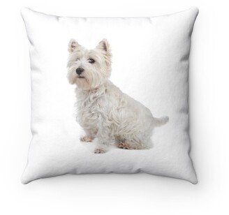West Highland White Terrier Pillow - Throw Custom Cover Gift Idea Room Decor