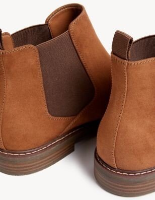 Suedette Chelsea Boots-AA