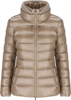 Zip-Up Quilted Padded Jacket