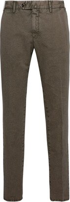 Beige Cotton Pants