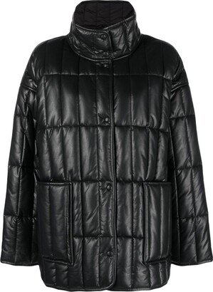 Button-Up Padded Jacket-AC