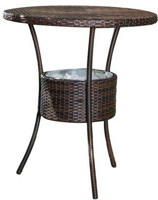 Oyster Bay Outdoor Wicker Bar Table by 26.00L x 33.50W x 24.60H