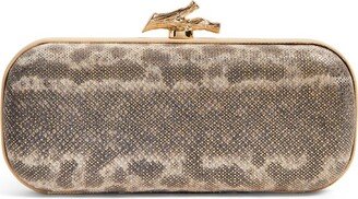 Maria Oliver Python Emilia Clutch Bag