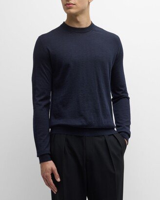 Men's Solid Cashmere Sweater