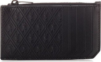 Monogram Zipped Card Case