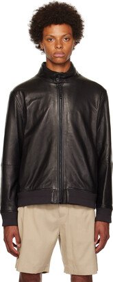 Black Harrington Leather Jacket