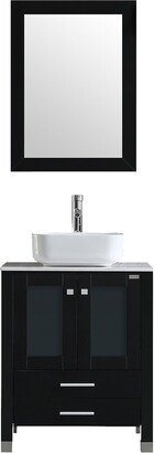 Tatahance 24 Single Bathroom Vanity Set with Mirror-AA