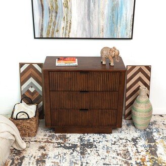 Ashcroft Furniture Canel Mid Century Modern Walnut Nightstand Bed Side Tables