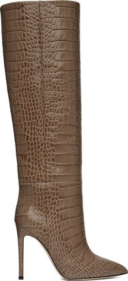 Taupe Stiletto Boots