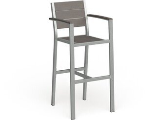 Beach Outdoor Aluminum Patio Bar Stool