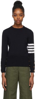 Navy Milano Classic Crewneck Pullover