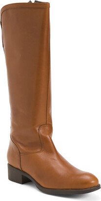 TJMAXX Leather Outer Zip Tall Shaft Boots For Women