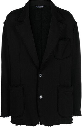 Single-Breasted Jersey Jacket