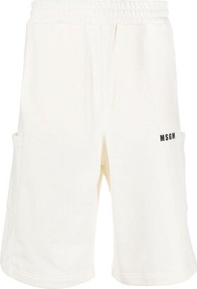 Logo-Print Organic Cotton Shorts