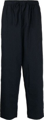 Alva checked tapered skate trousers