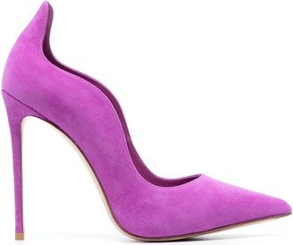 Ivy 110mm suede pumps