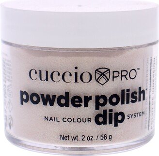 Pro Powder Polish Nail Colour Dip System - Light Pink With Raimbow Glitter by Cuccio Colour for Women - 1.6 oz Nail Powder