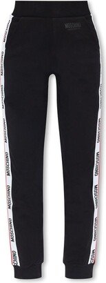 Logo-Printed Strap Sweatpants-AA