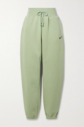 Phoenix Cotton-blend Jersey Track Pants - Green