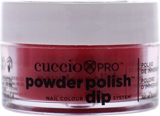 Pro Powder Polish Nail Colour Dip System - Candy Apple Red by Cuccio Colour for Women - 0.5 oz Nail Powder