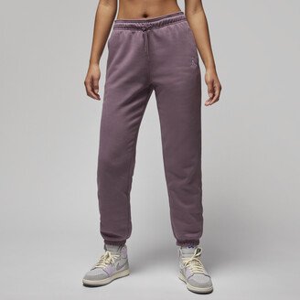Women's Brooklyn Fleece Pants in Purple-AA