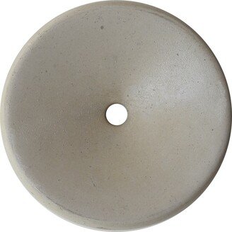 Concrete Draining Round Soap Dish