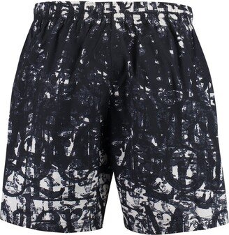 Graffiti Print Swim Shorts