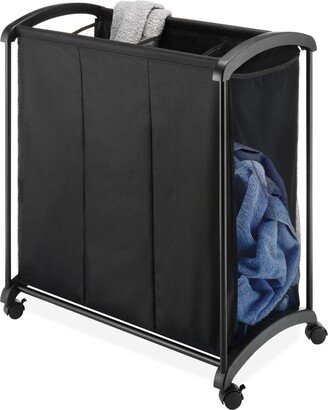 3-Section Rolling Laundry Sorter