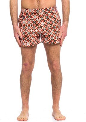 All-Over Patterned Swim Shorts