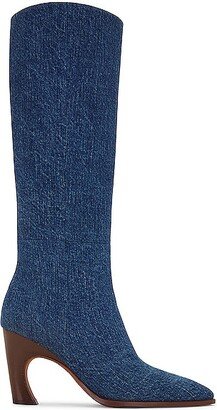 Oli Knee Boot in Blue