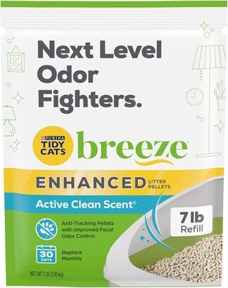 Tidy Cats Breeze Enhanced Active Clean Pellets Cat Litter - 7lbs