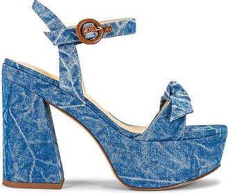 Clarita Platform Flare Fabric