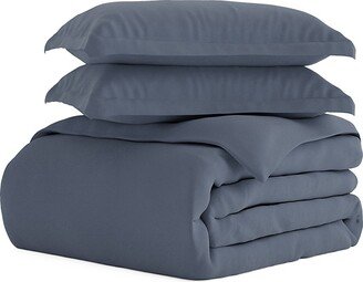 Linens & Hutch 3-Piece Essential Solid Duvet Cover Set