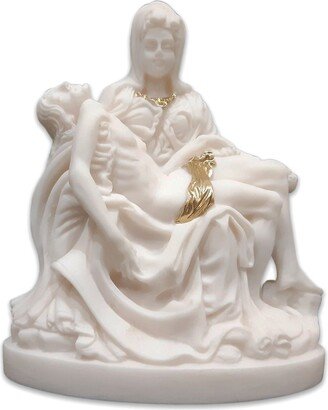 Pieta Of Jesus Statue Made Alabaster