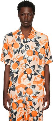 Orange Wildflower Pale Shirt