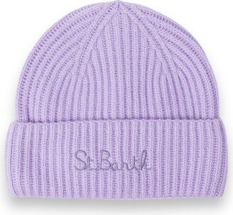 Logo Embroidered Knitted Beanie-AA