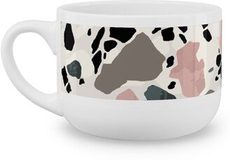 Mugs: Terazzo Inspired - Multi Latte Mug, White, 25Oz, Multicolor