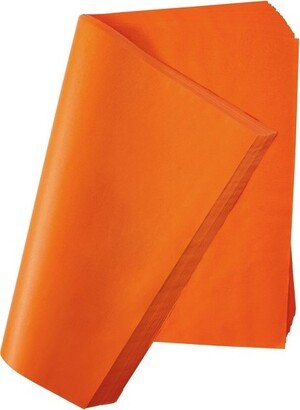 Juvale 160 Sheets Bulk Colored Tissue Paper for Gift Wrap Bags, Birthday Party Presents Wrapping, Orange, 15 x 20 in