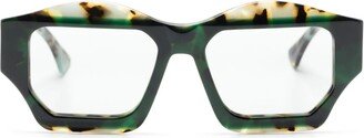 Oversize Geometric-Frame Glasses